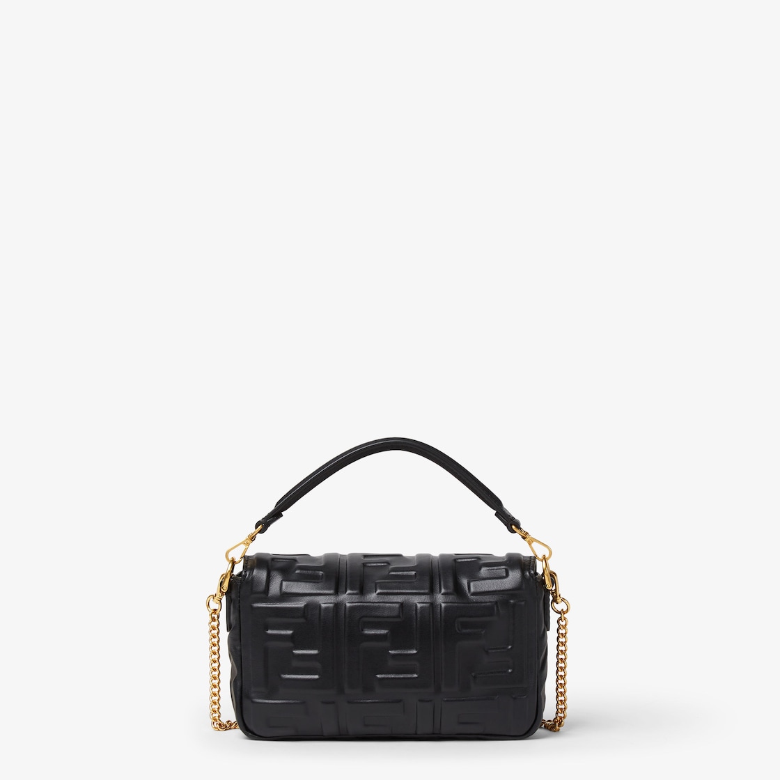 FENDI Baguette® Mini Black leather bag - Image 5
